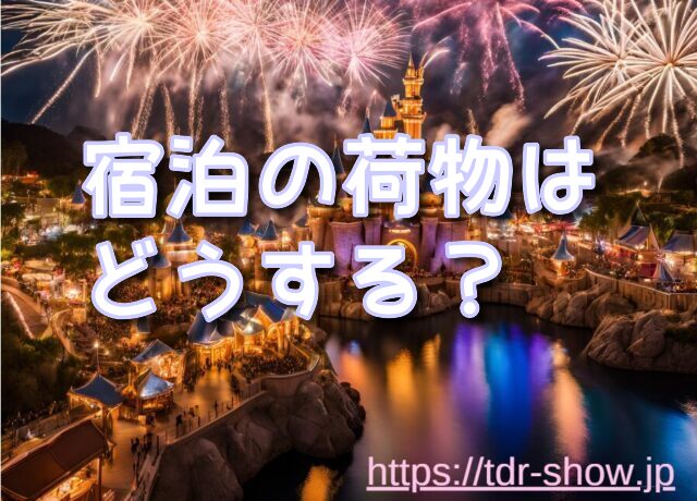 ディズニー 泊まり 荷物