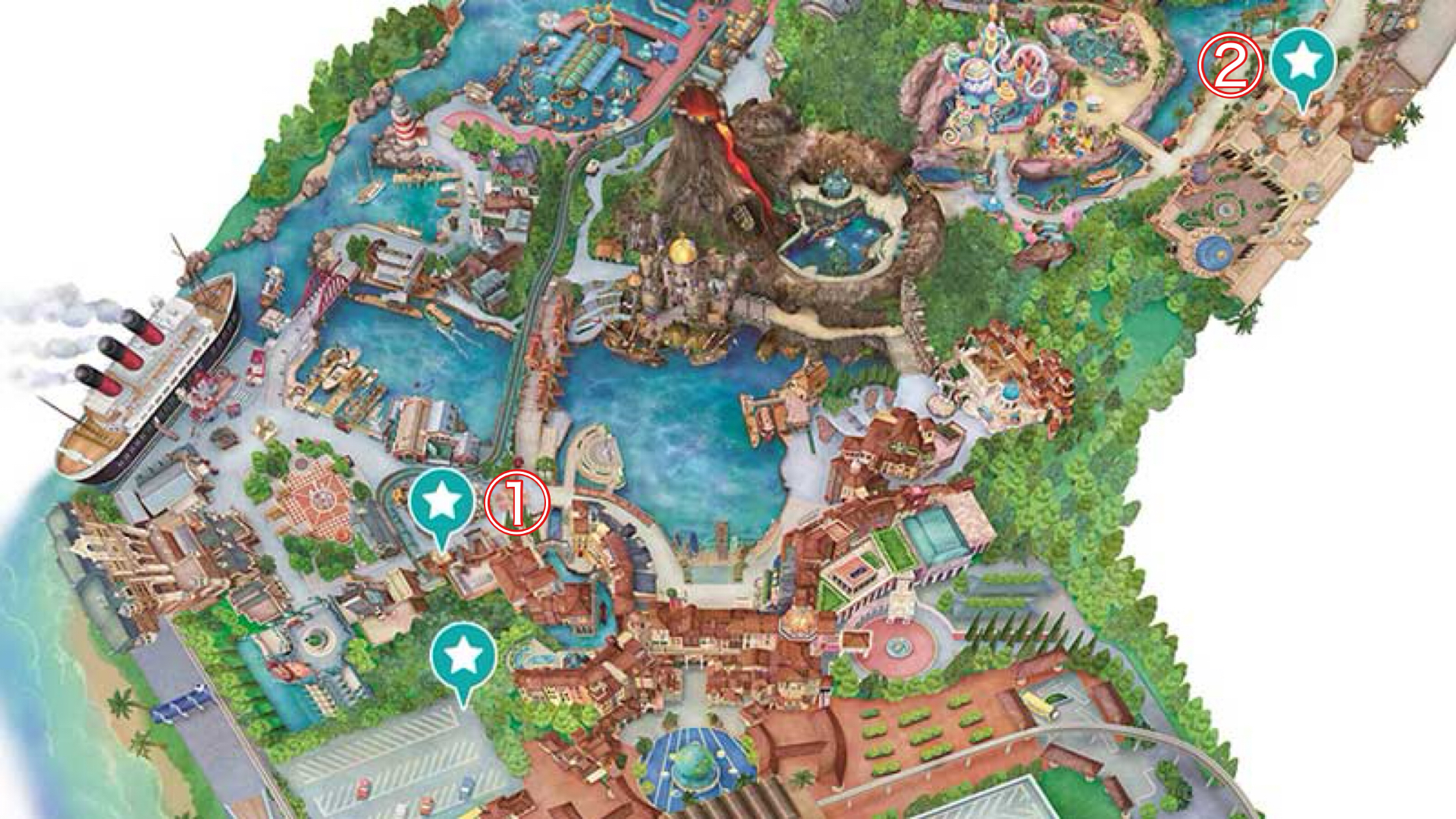 ディズニーシー 喫煙所